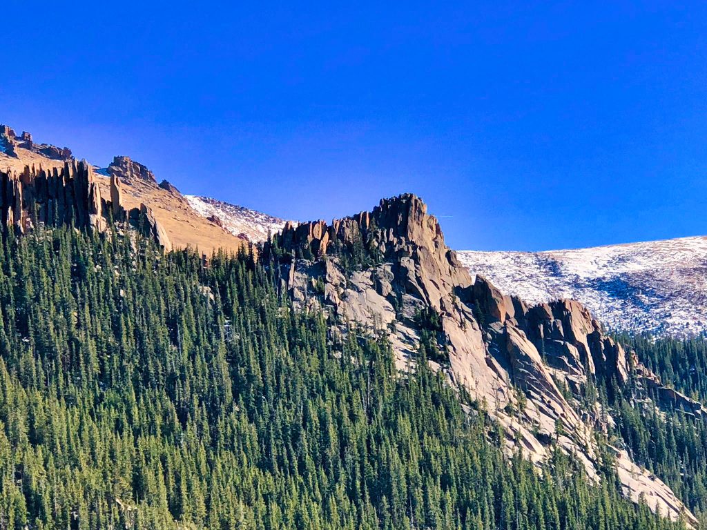 The Crags trail scenic view