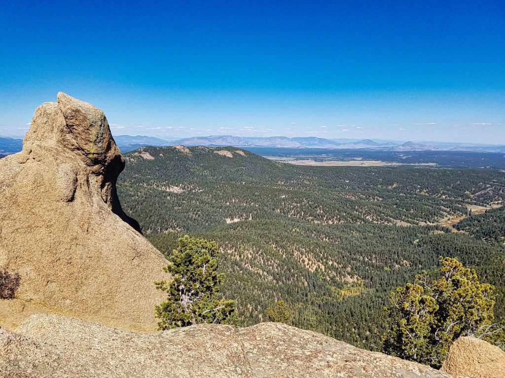 The Crags trail scenic view