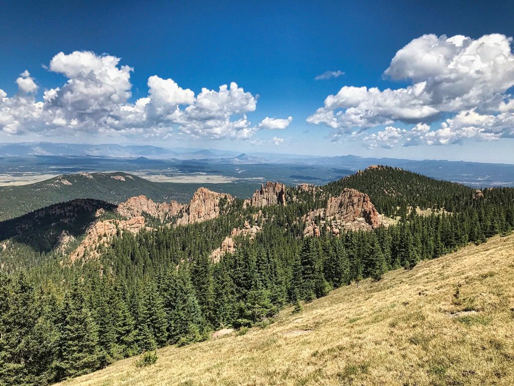 The Crags trail scenic view
